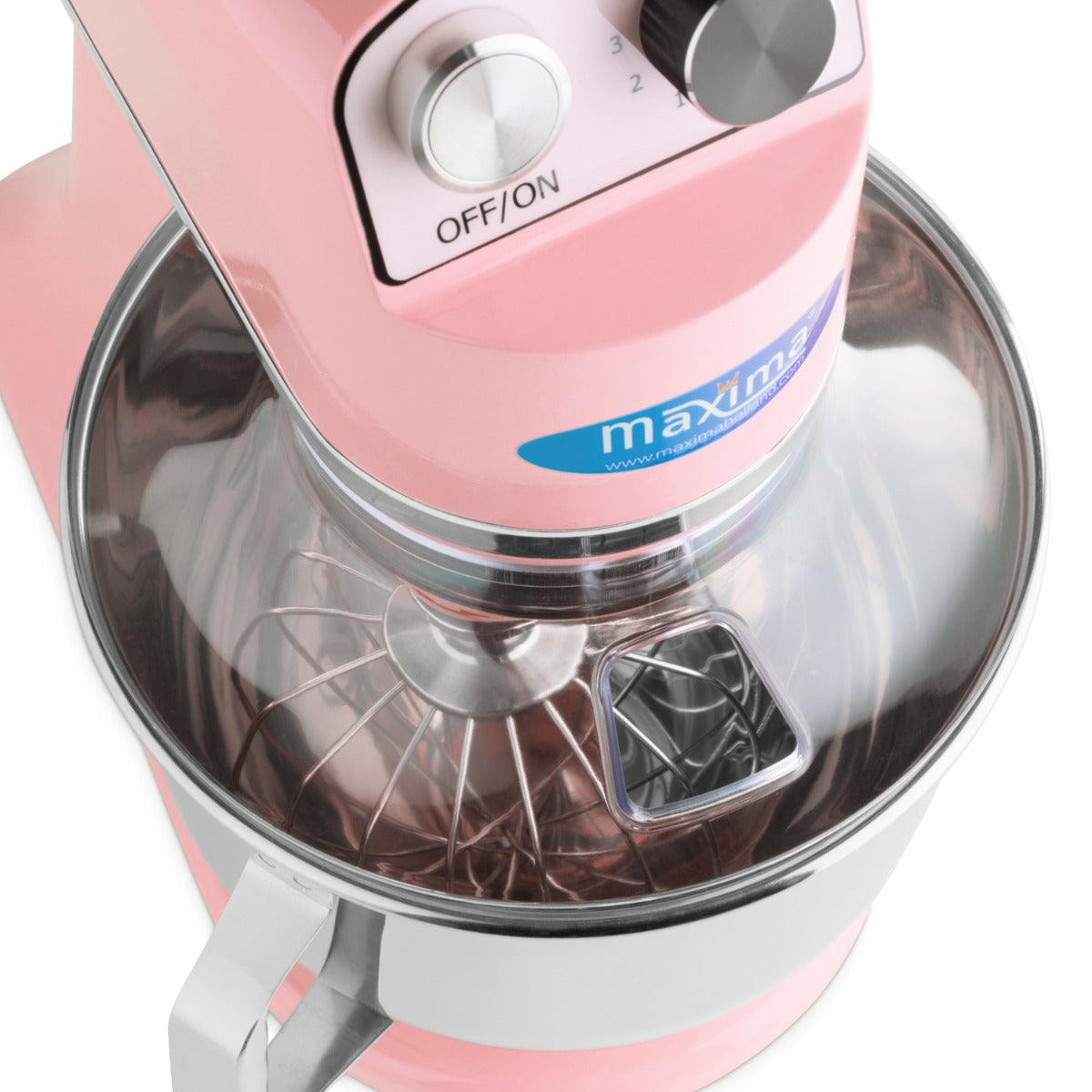 Røremaskine - 7 Liter  - Op til 2 kg dej - Pink
