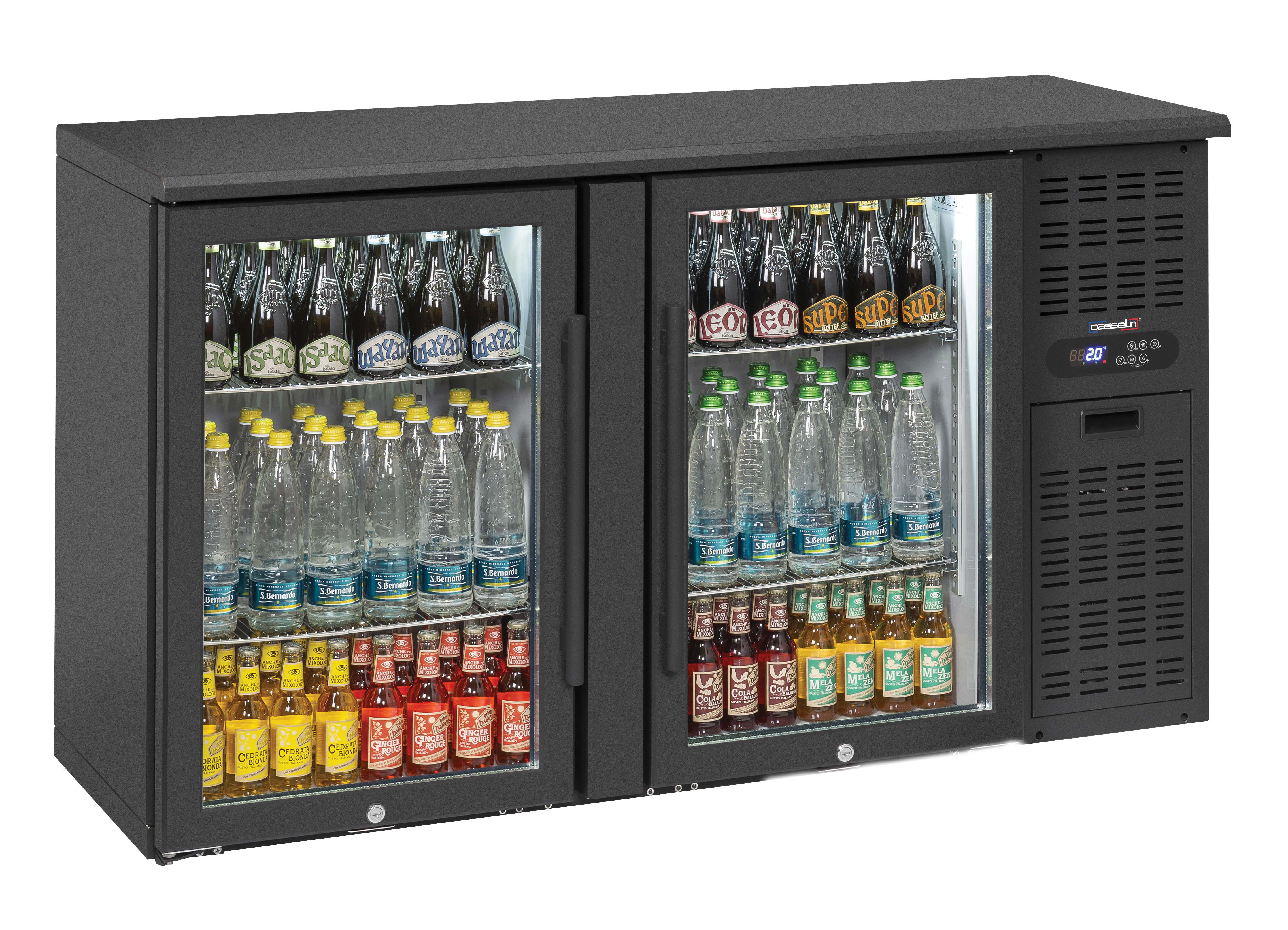 Back bar chiller 2 glasdøre