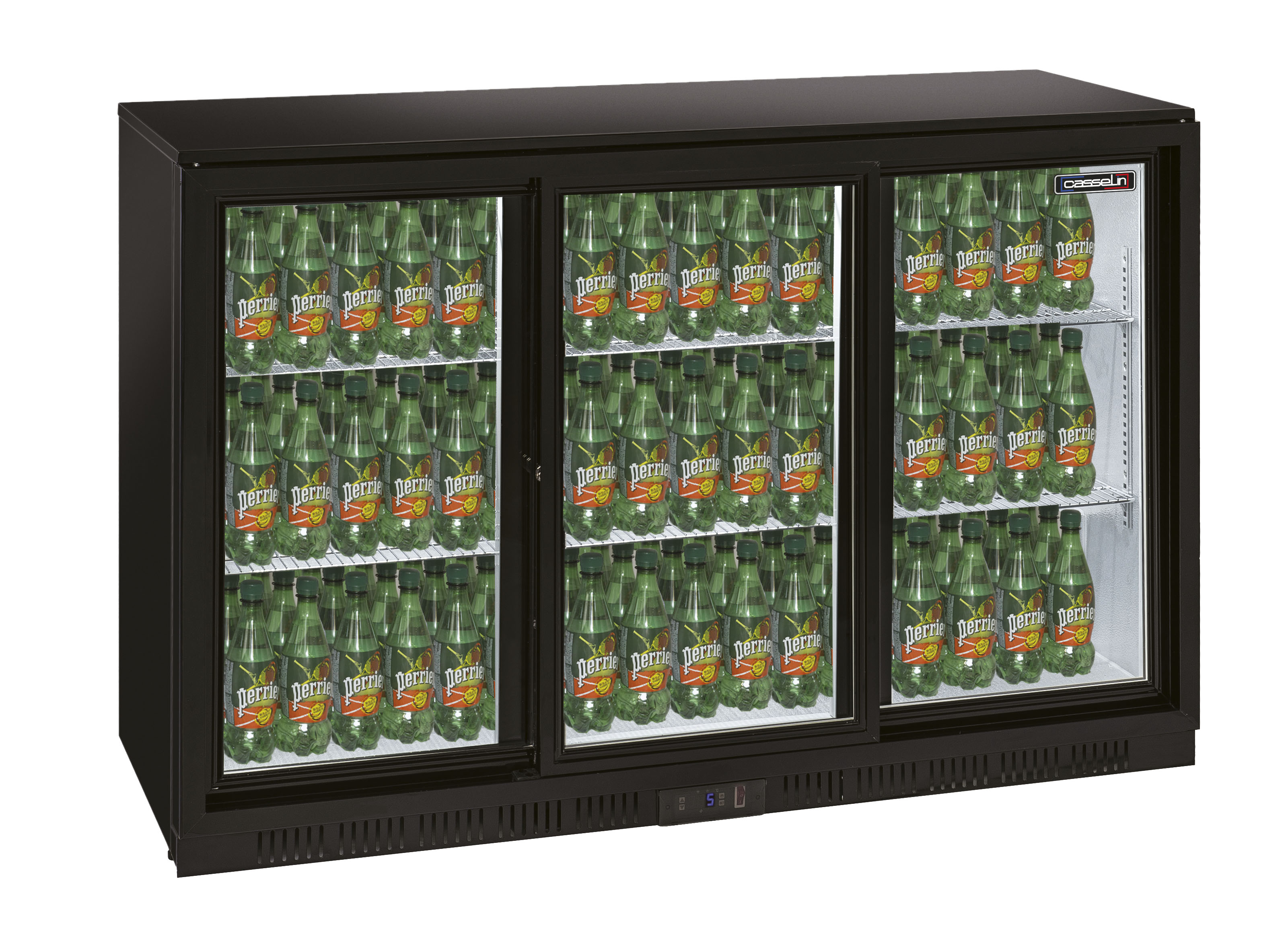 Back bar chiller 3 skydedøre