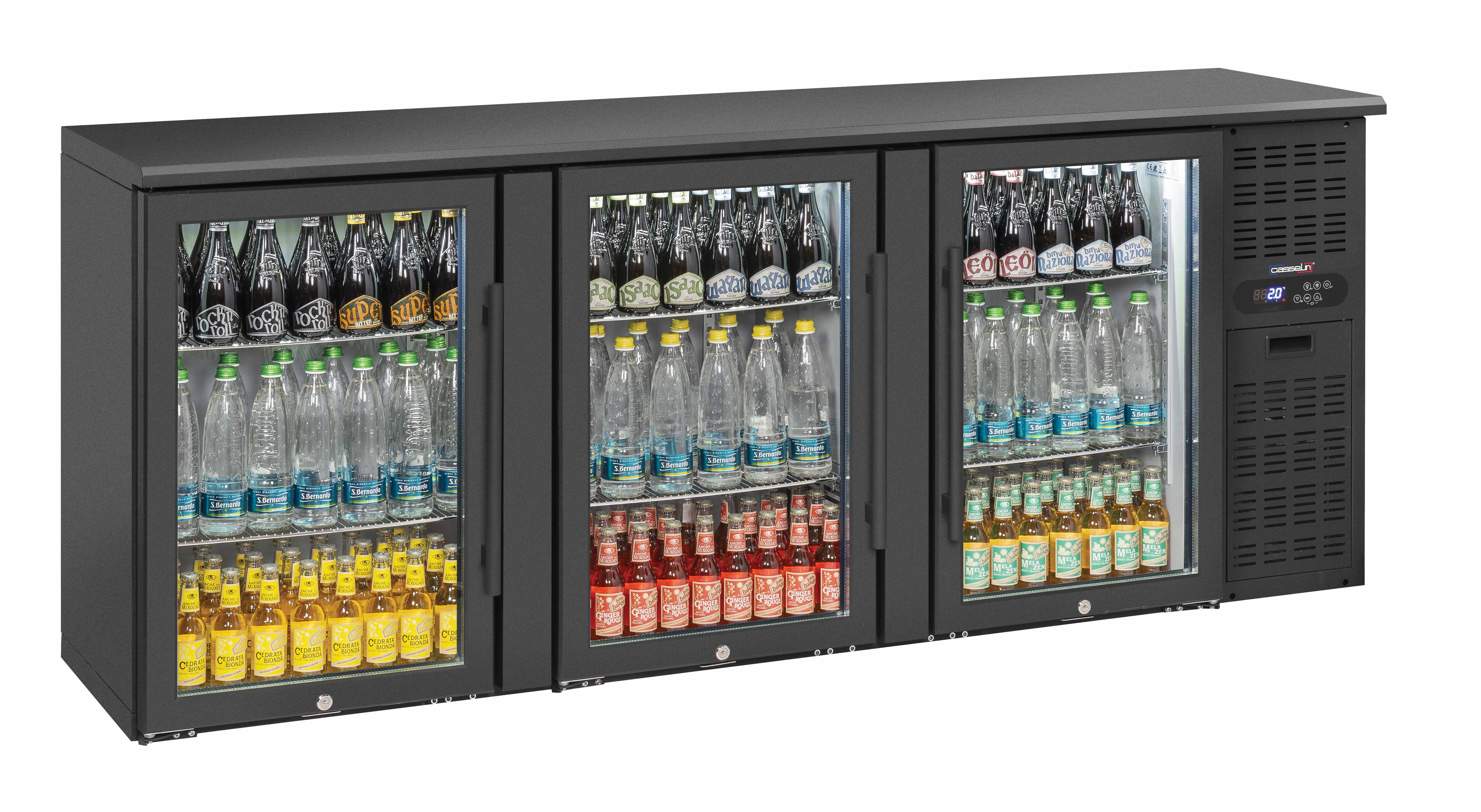 Back bar chiller 3 glasdøre