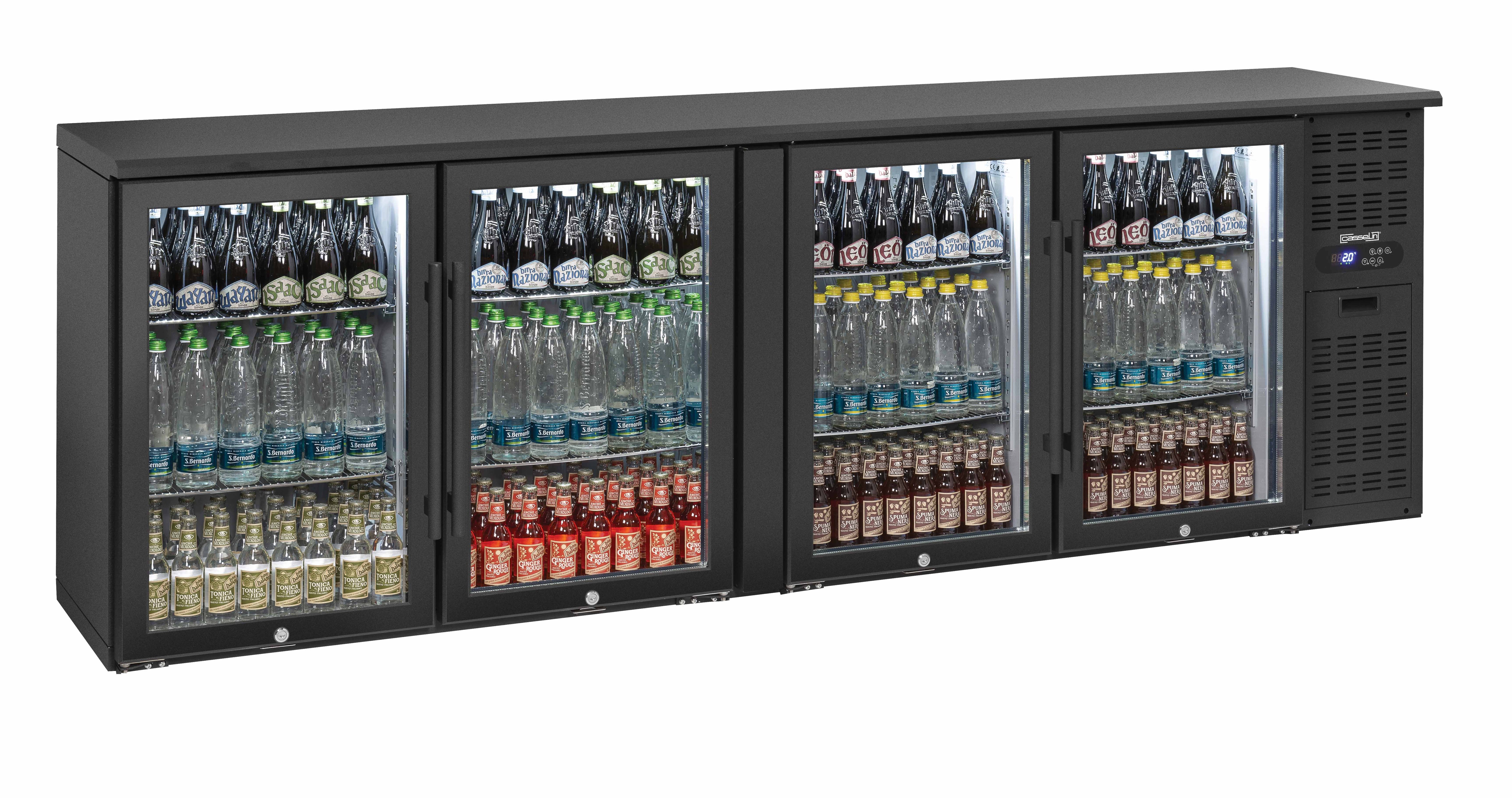 Back bar chiller 4 glasdøre