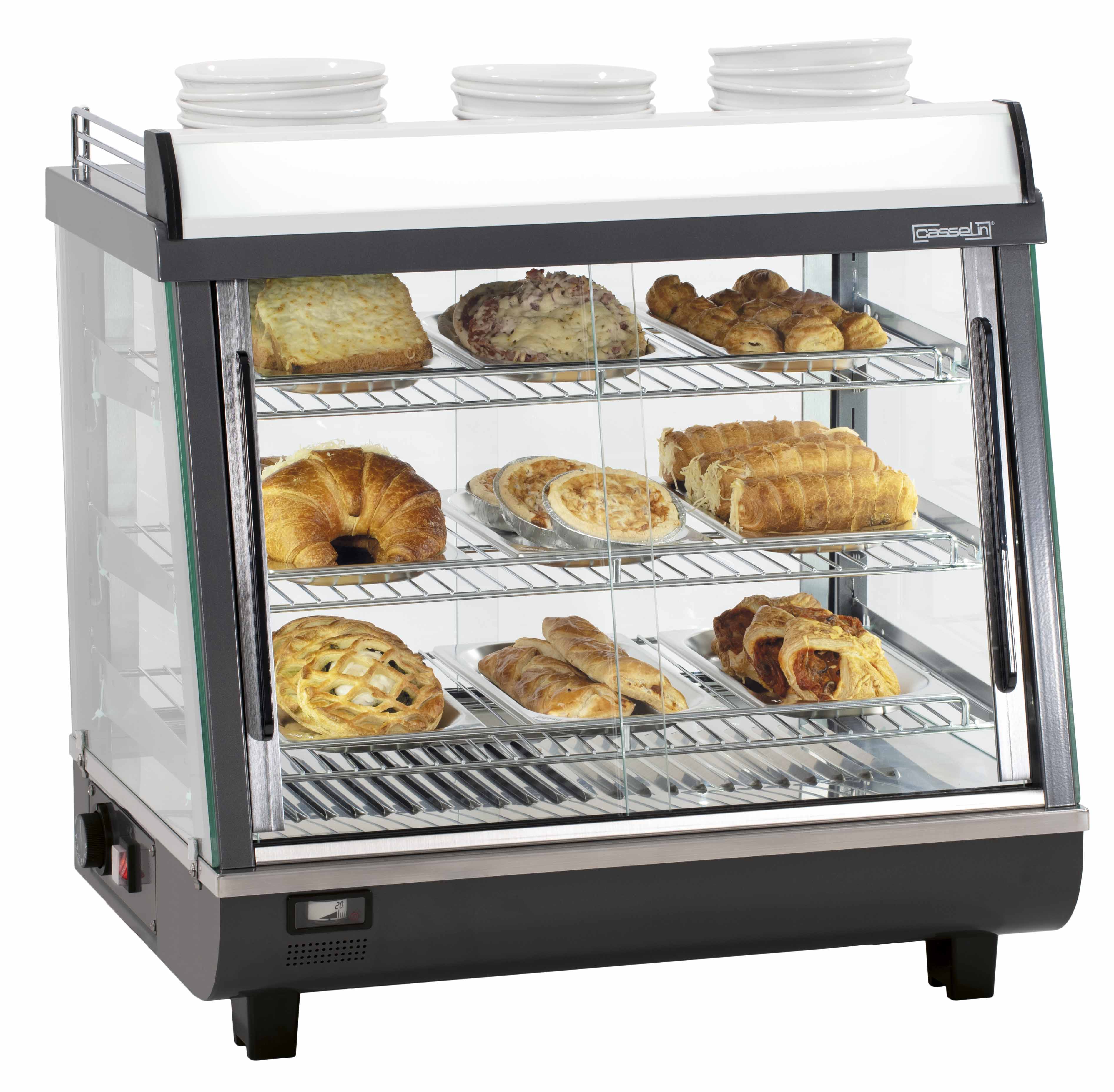 Opvarmet Vitrine 96 L
