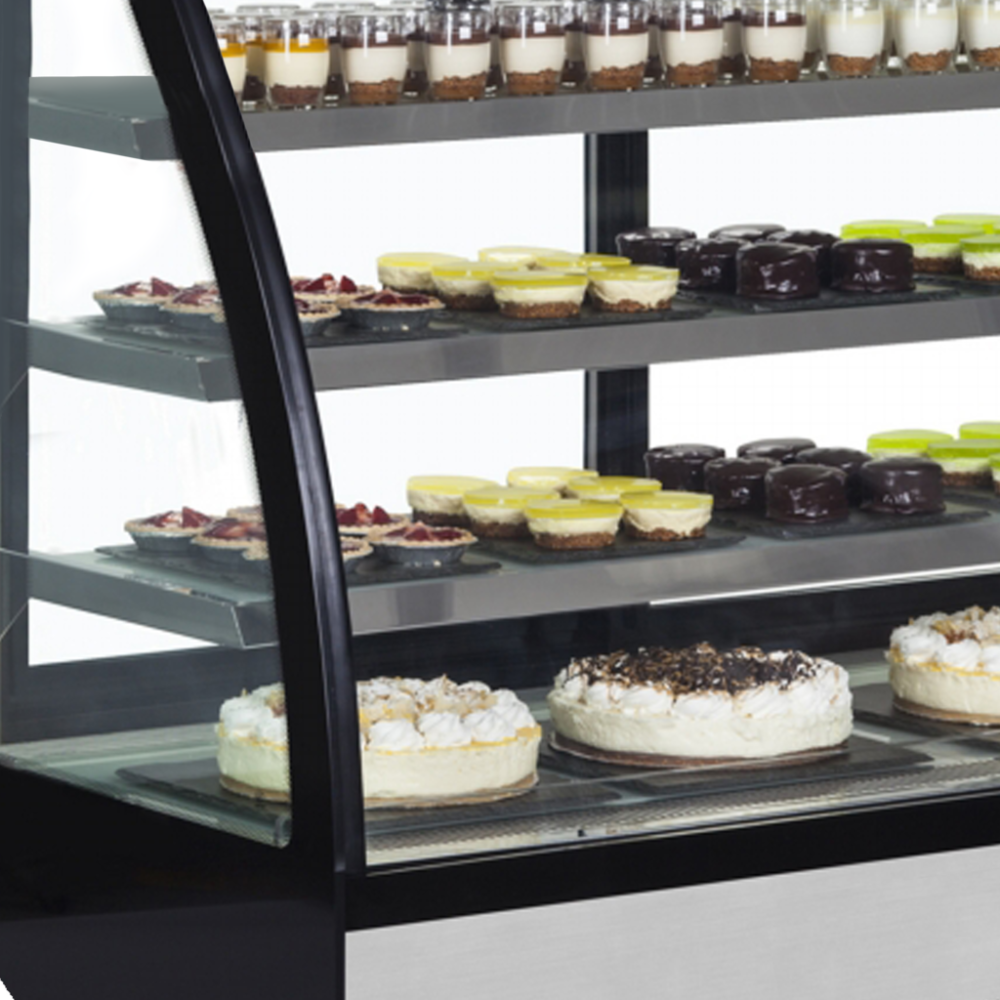 Display-kølemontre - 328 liter - LPD1200C/BLACK