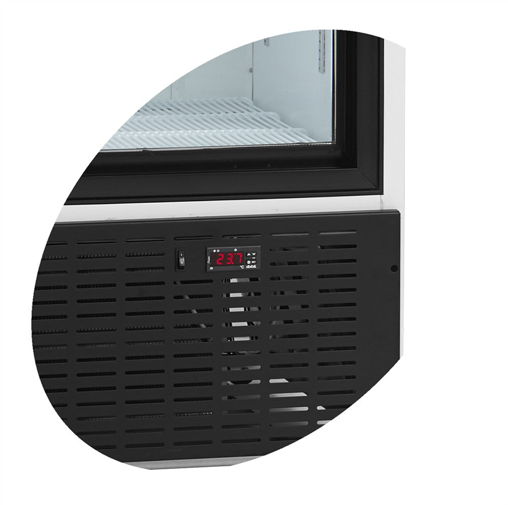 Displaykøleskab  - 730 liter - 2 skydedøre - FS1002S