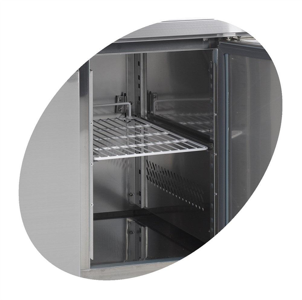Frysebord - 3 døre - GN1/1 - CF7310/-SP