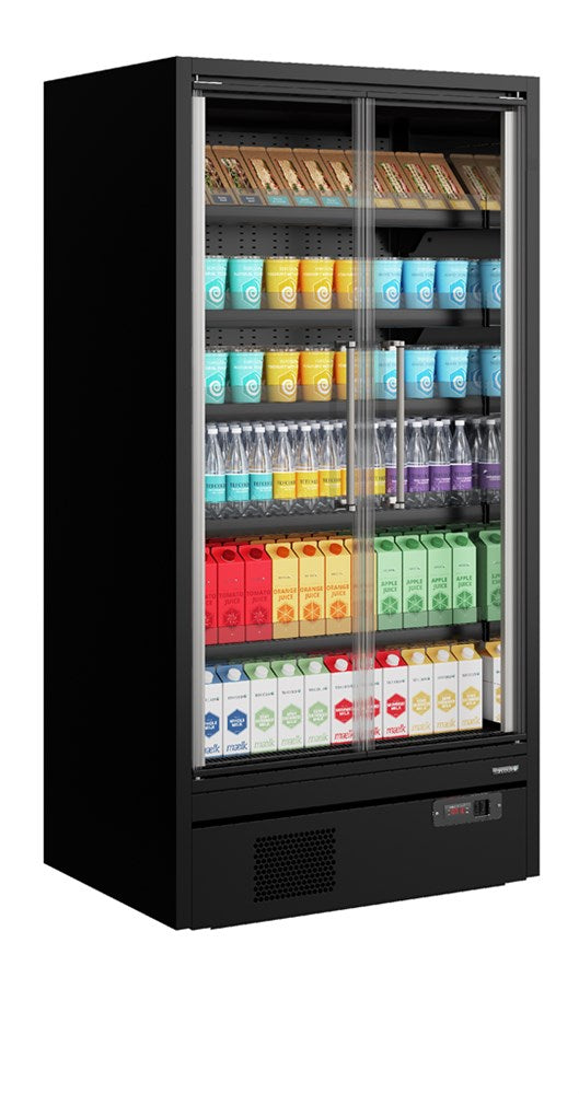 Multideck køler til supermarked Galaxy+ GP10FGD Black