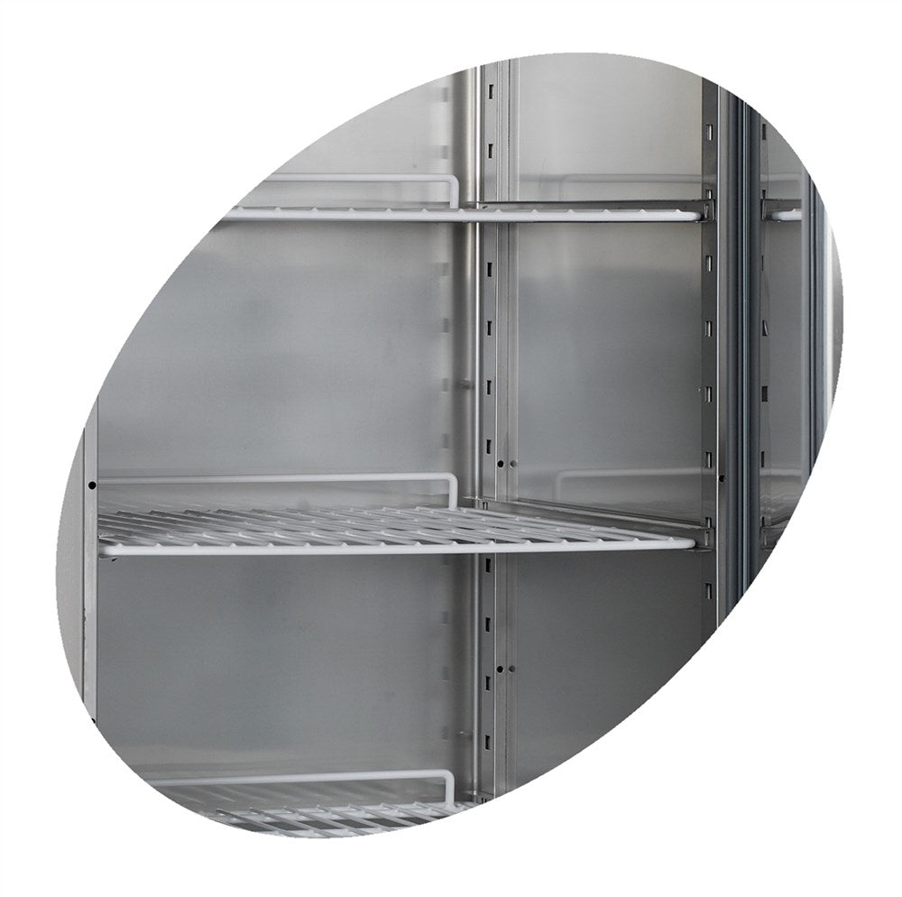 Rustfri snackkøler - 450 liter - RK500SNACK