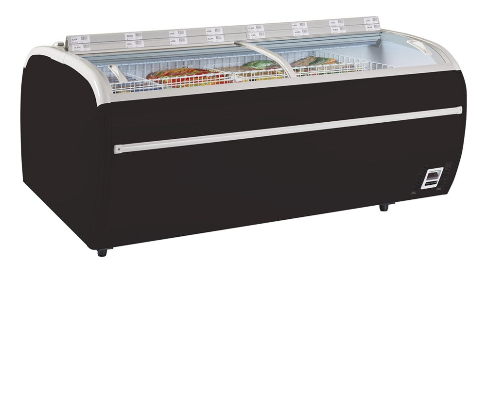 Supermarkedskøler / -fryser i sort-TWIN 220B-CF