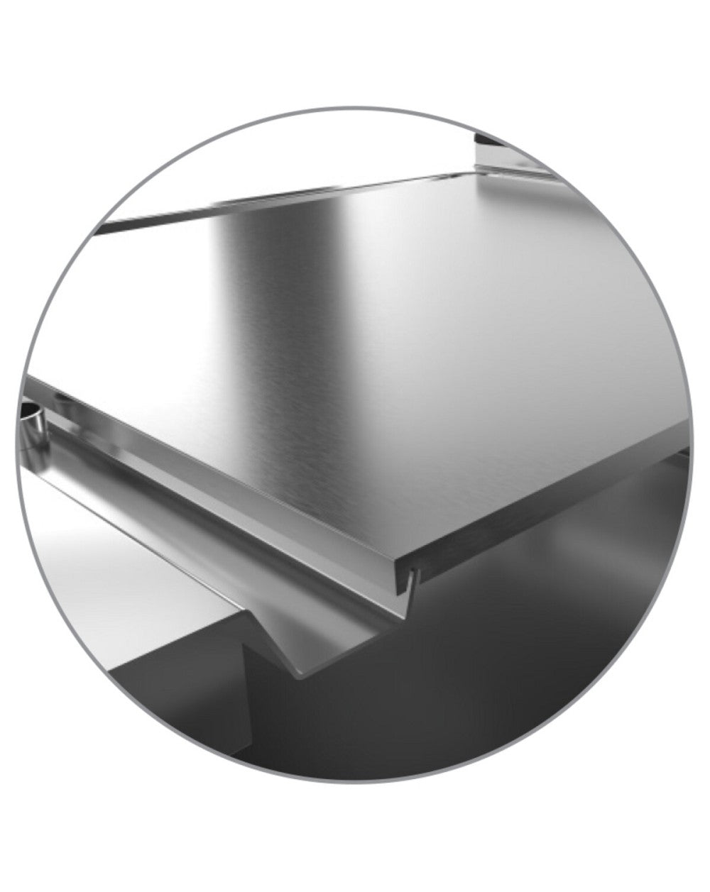 Stegeplade - Gas - 900 serie - 60 cm bred - 11 kW