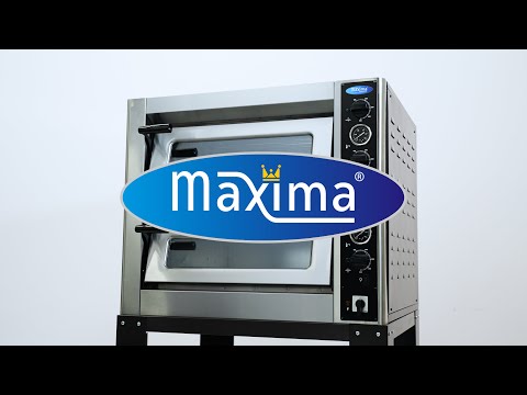 Pizzaovn - Passer til 4 x Ø30cm Pizzaer - Dobbeltdæk