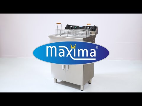 Friture - 35L - 1 kurv - med aftapningshane - 400V