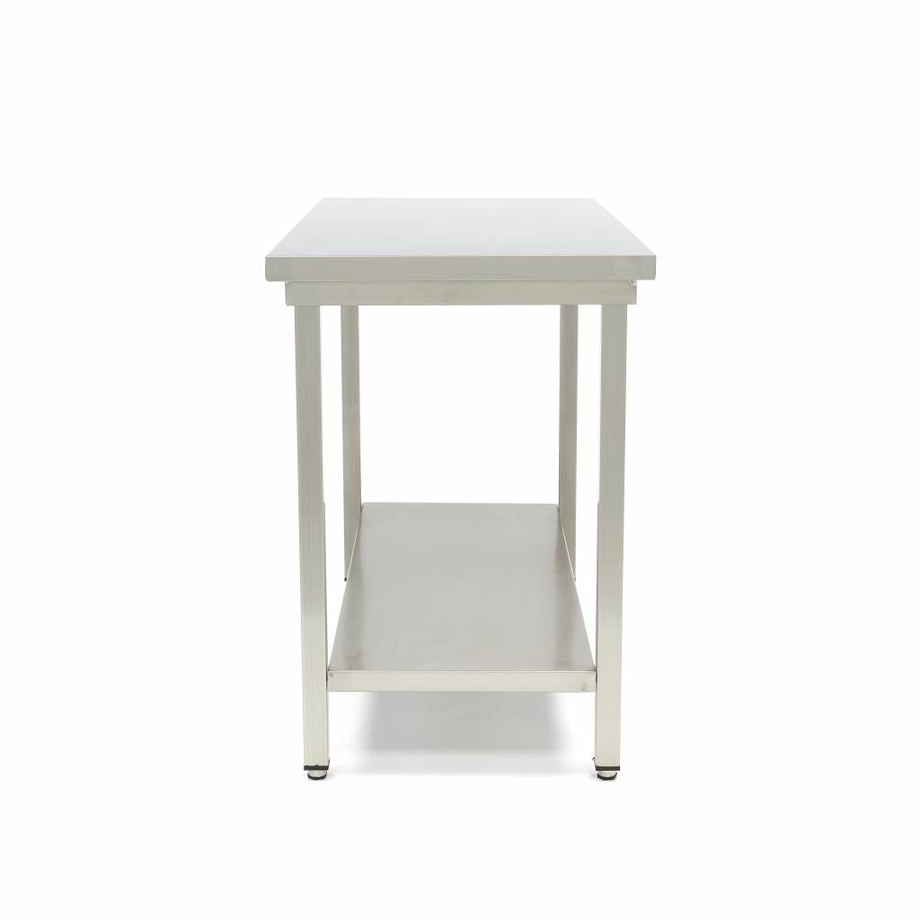 Bord i rustfrit stål - 60 x 70 cm - Justerbar højde