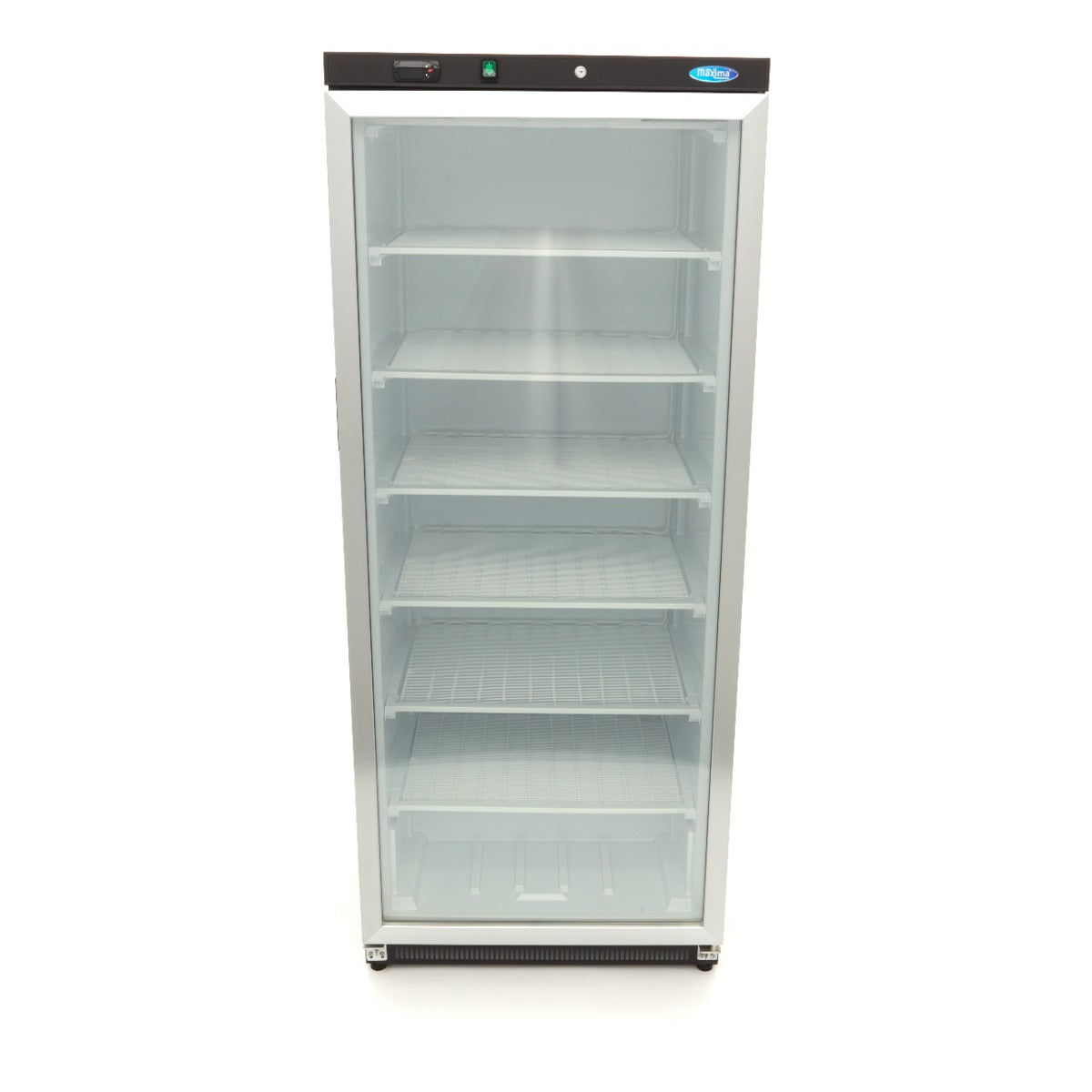 Fryser - 600L - Sort - med glasdør