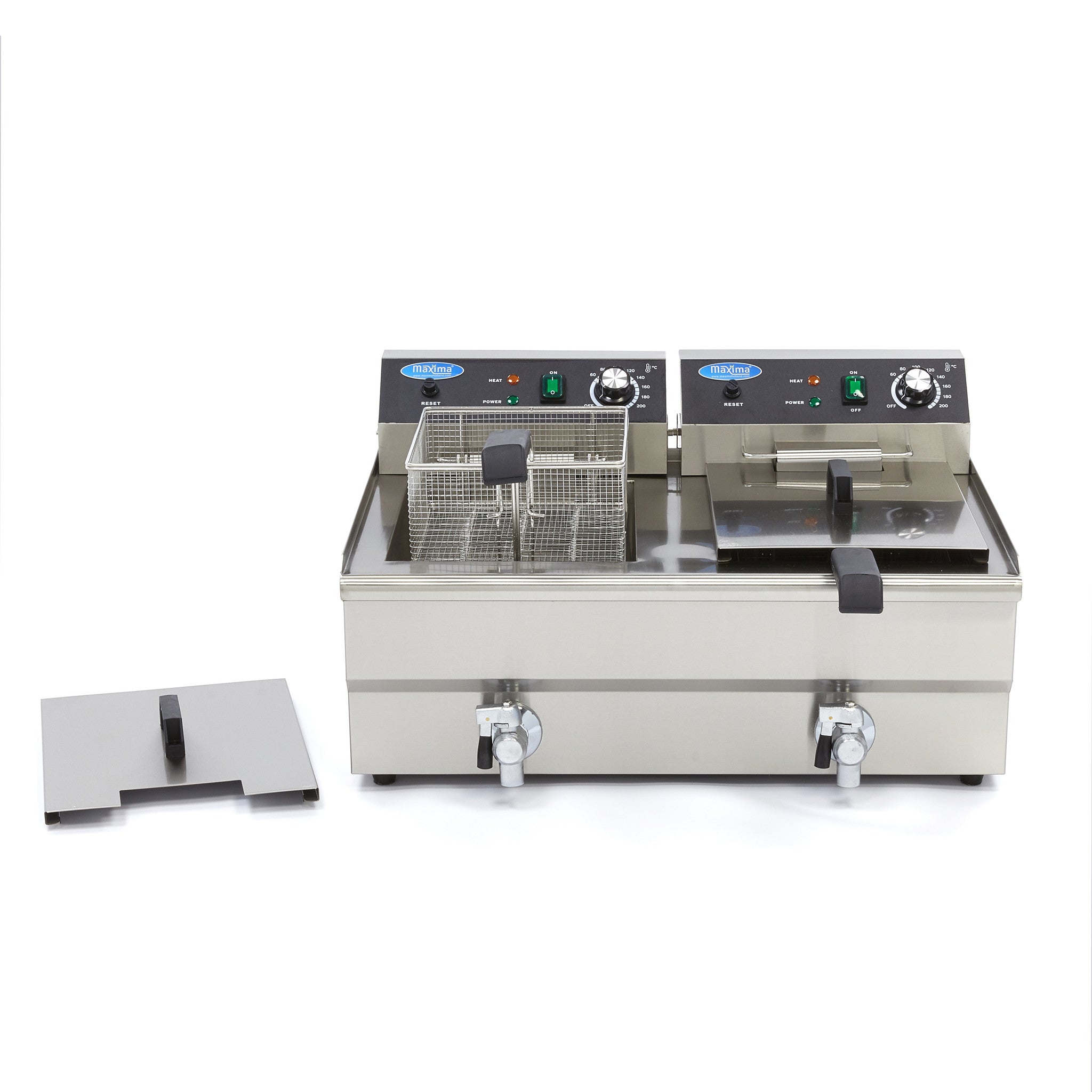 Friture - 2 x 16L - 2 kurve - med aftapningshane