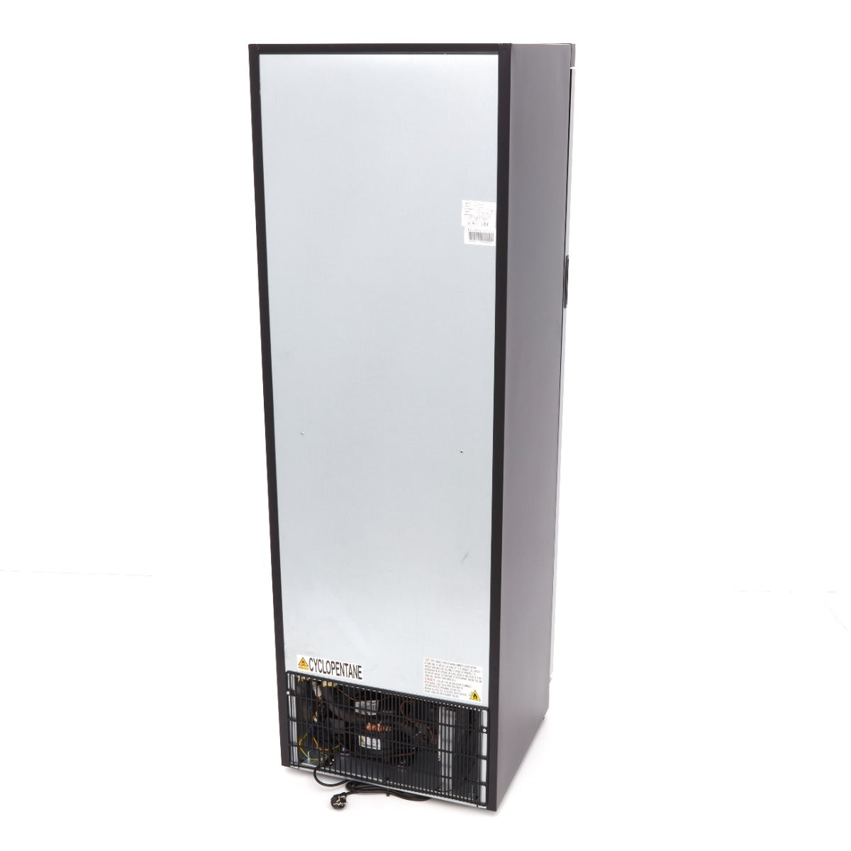 Fryser - 400L - Sort - med glaslåge