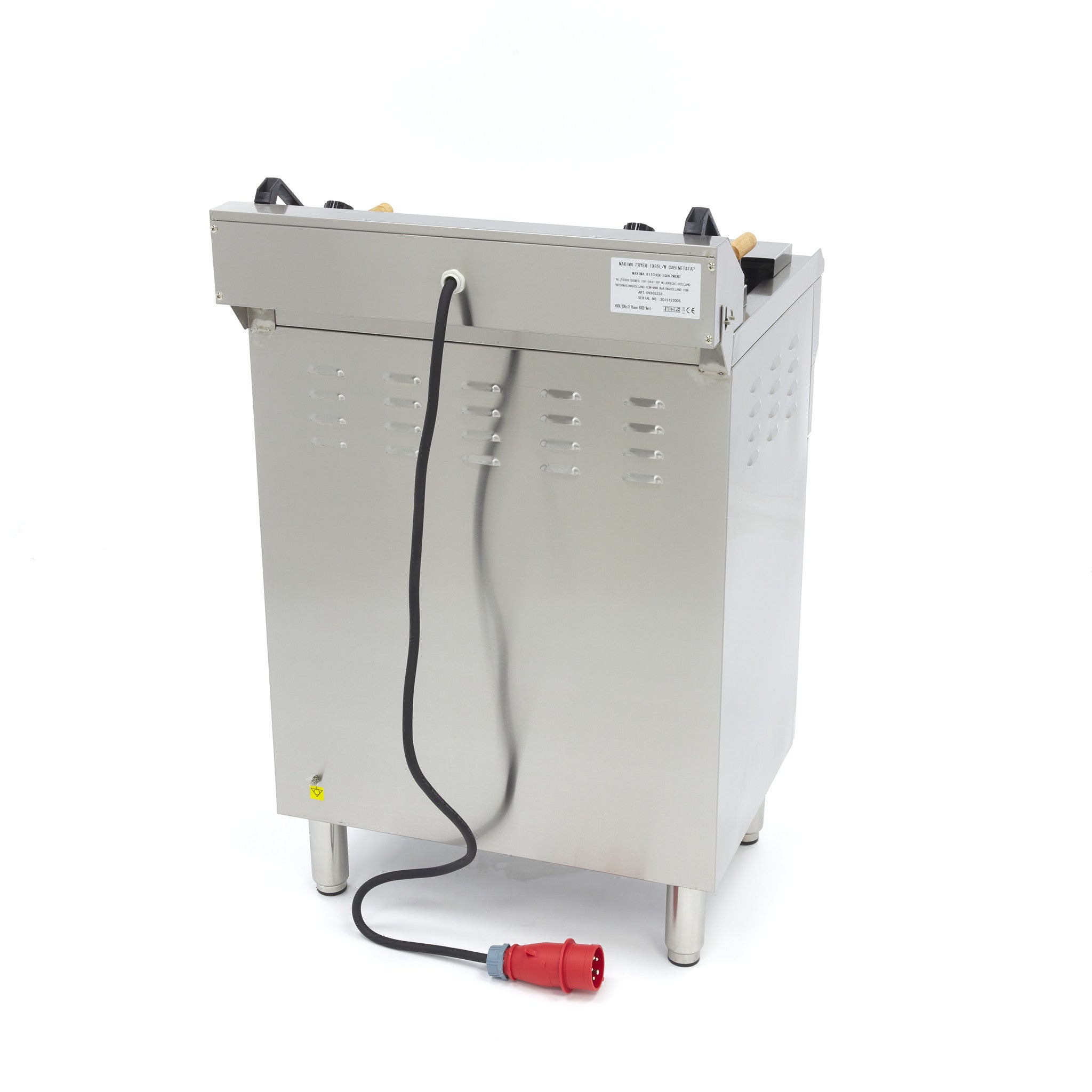 Friture - 35L - 1 kurv - med aftapningshane - 400V