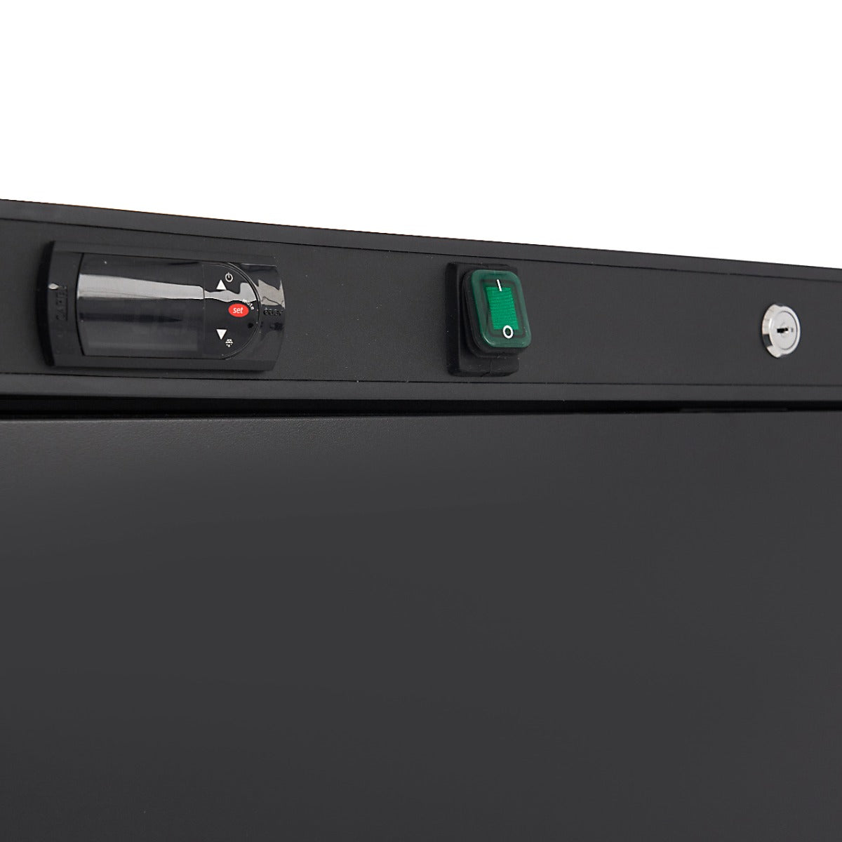 Fryser - 600L - 6 Faste hylder - Sort