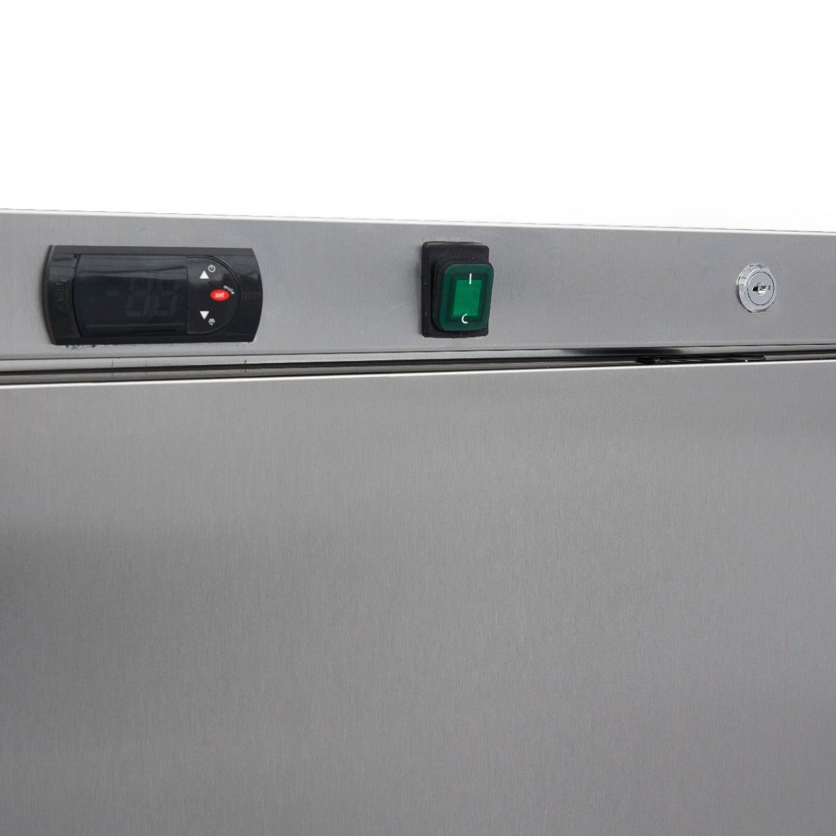 Fryser - 600L - 6 faste hylder - Rustfrit stål