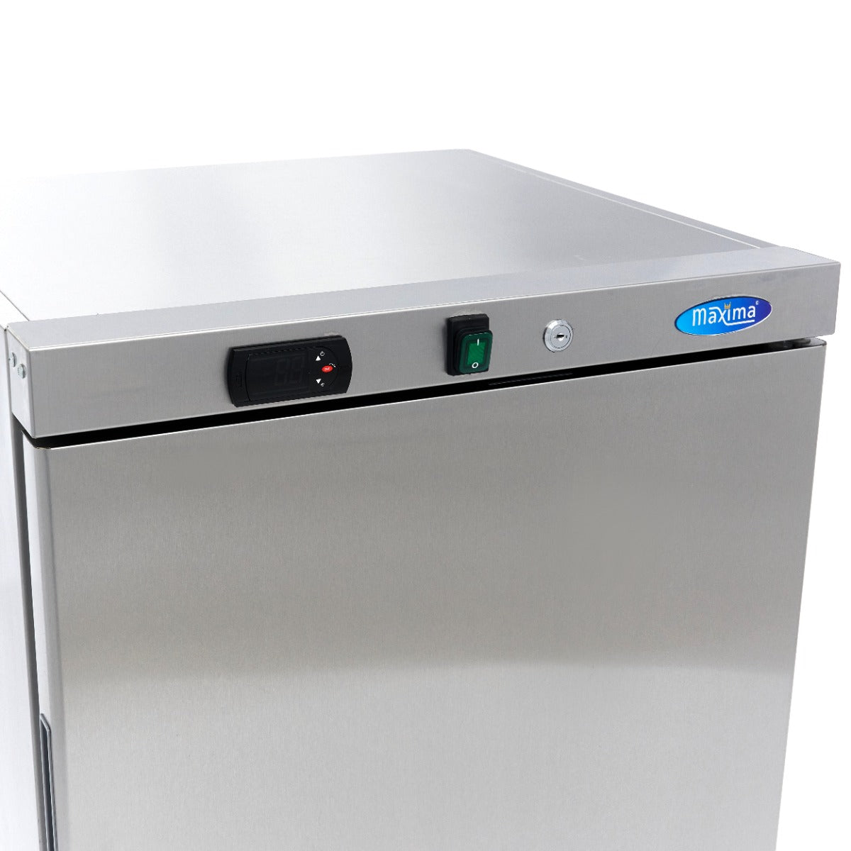 Fryser - 200L - 2 faste hylder - Rustfrit stål