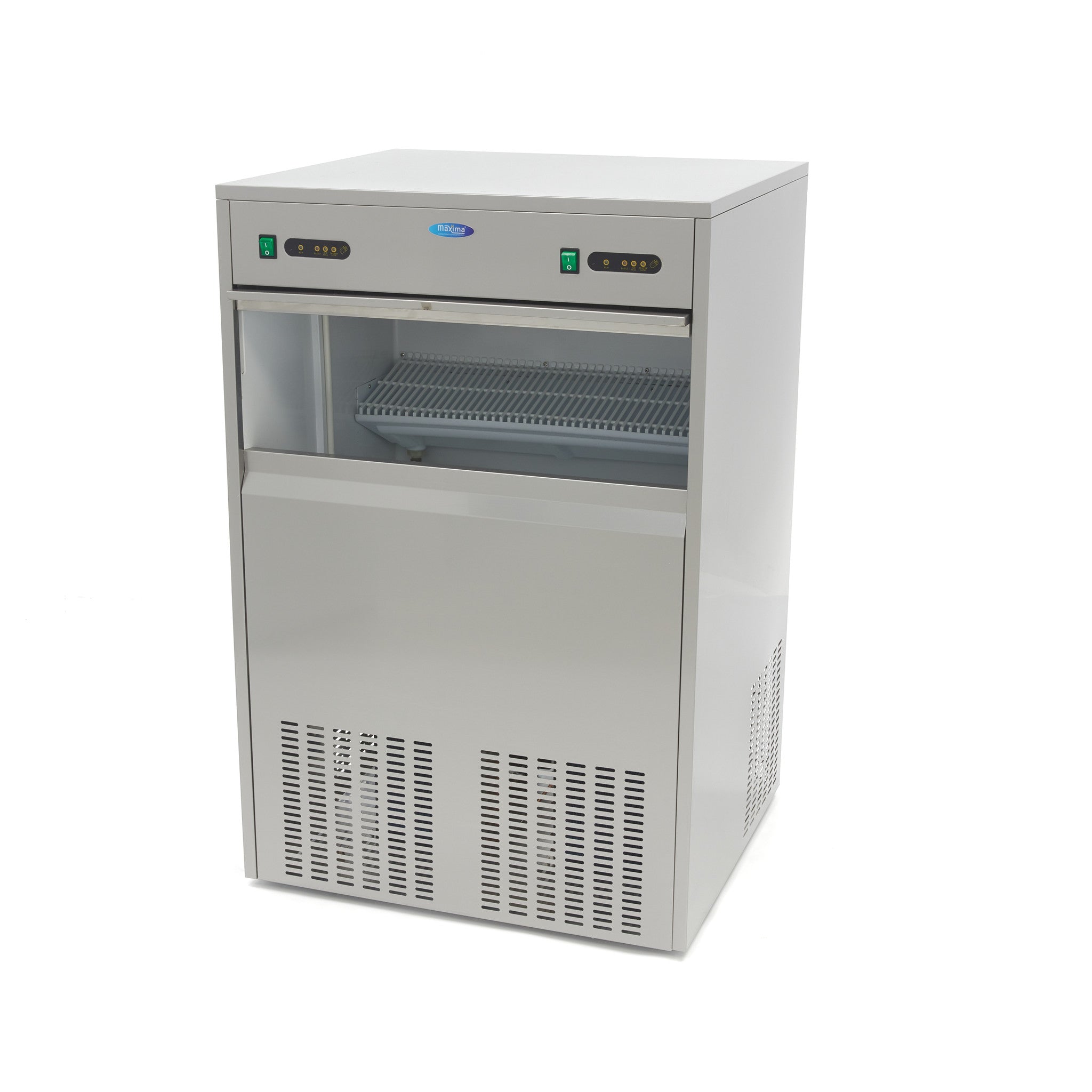 Isterningmaskine - 100 kg/dag - Kugleterninger - Luftkølet