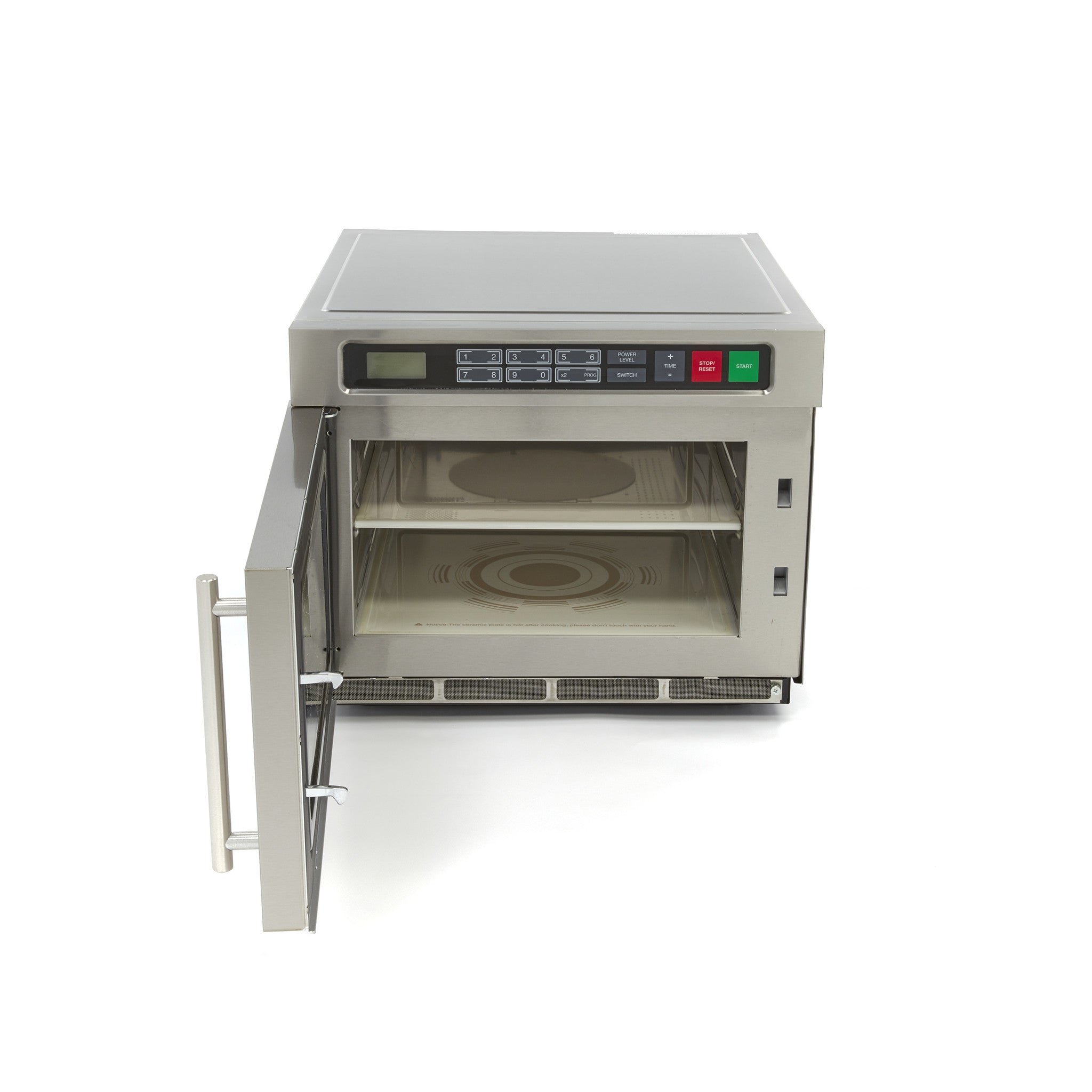 Mikrobølgeovn - 1800W - 20 programmer - Tallerkener op til Ø36cm - 2 hylder