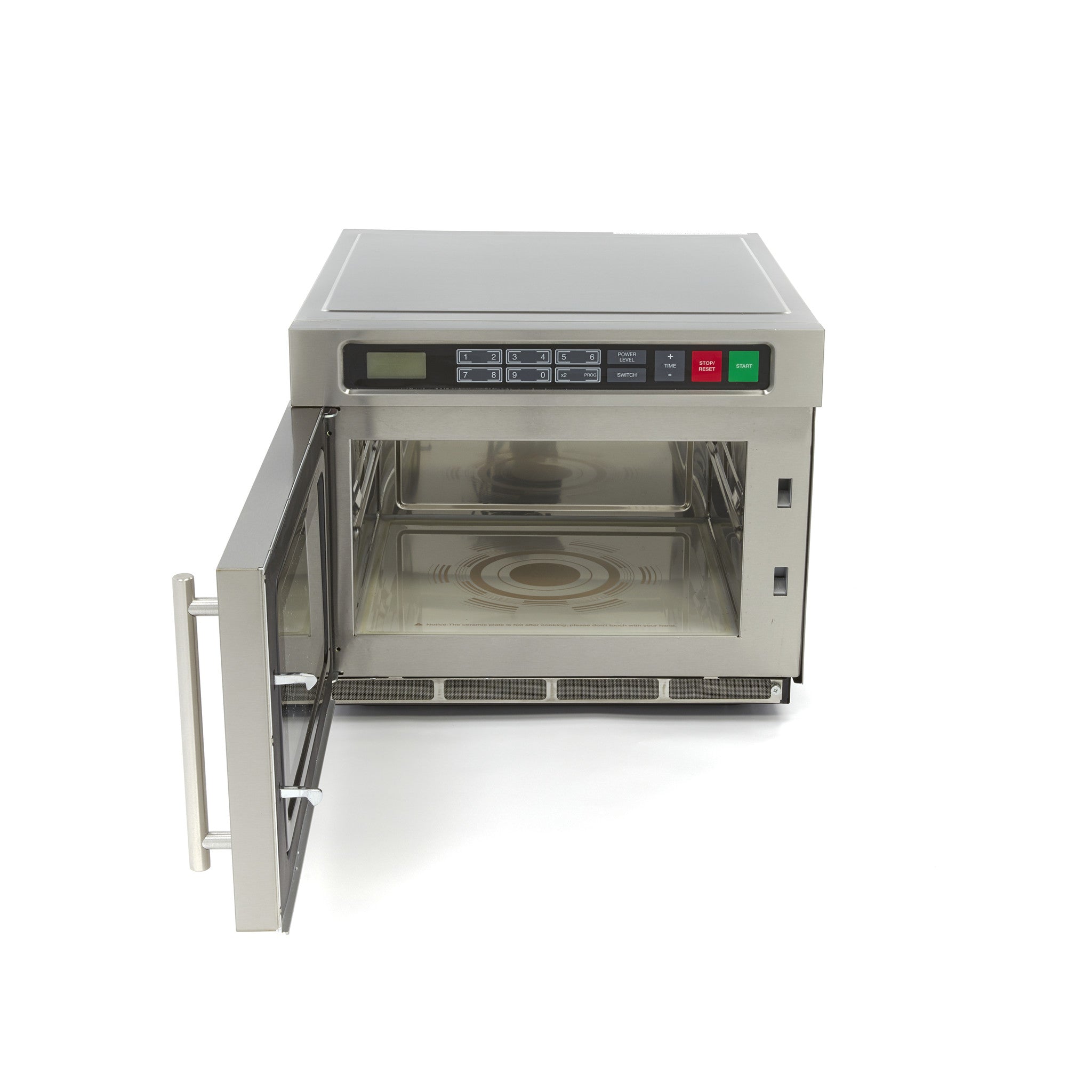 Mikrobølgeovn - 1800W - 20 programmer - Tallerkener op til Ø36cm - 2 hylder