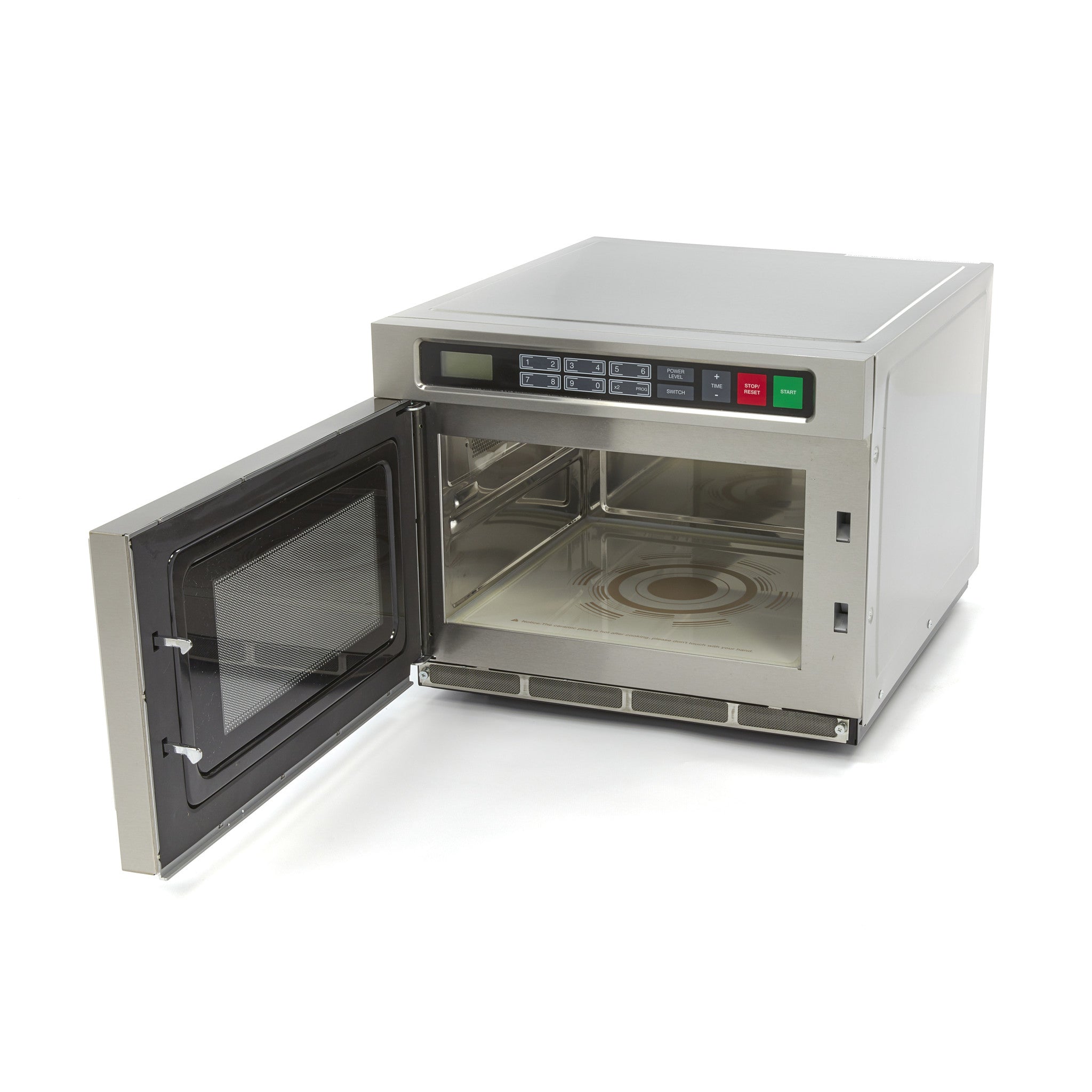 Mikrobølgeovn - 1800W - 20 programmer - Tallerkener op til Ø36cm - 2 hylder