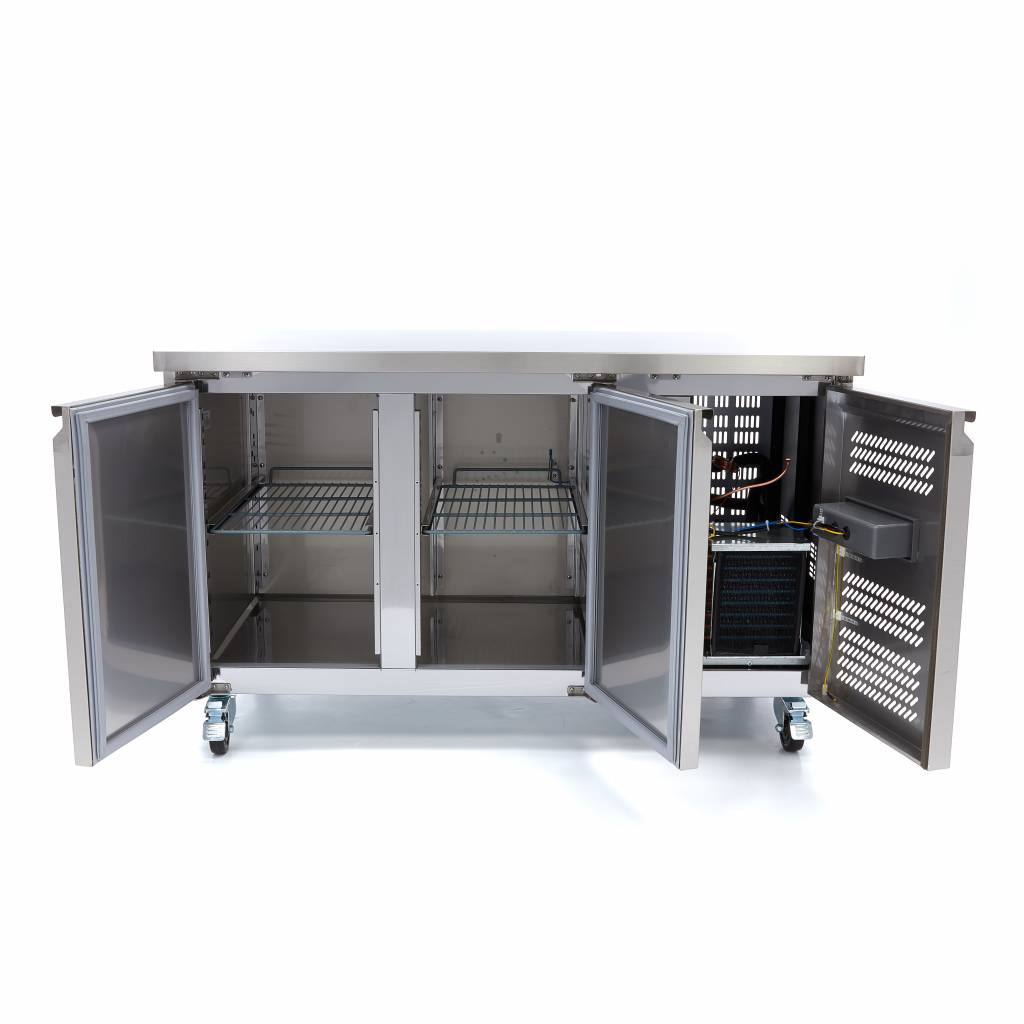 Frysebord - 314L - 136cm - 2 Dør