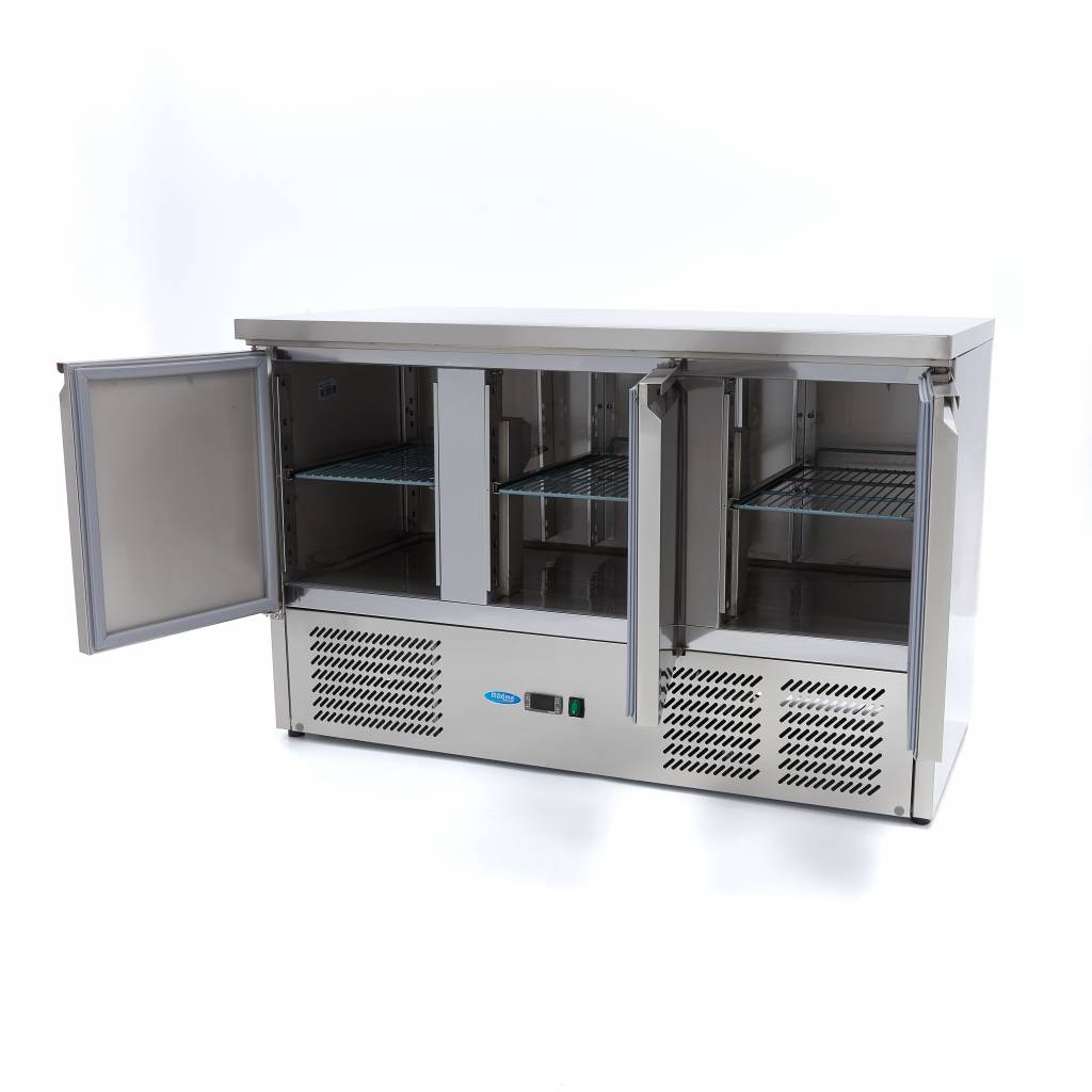 Kølebord - 400L - 137cm - 3 døre