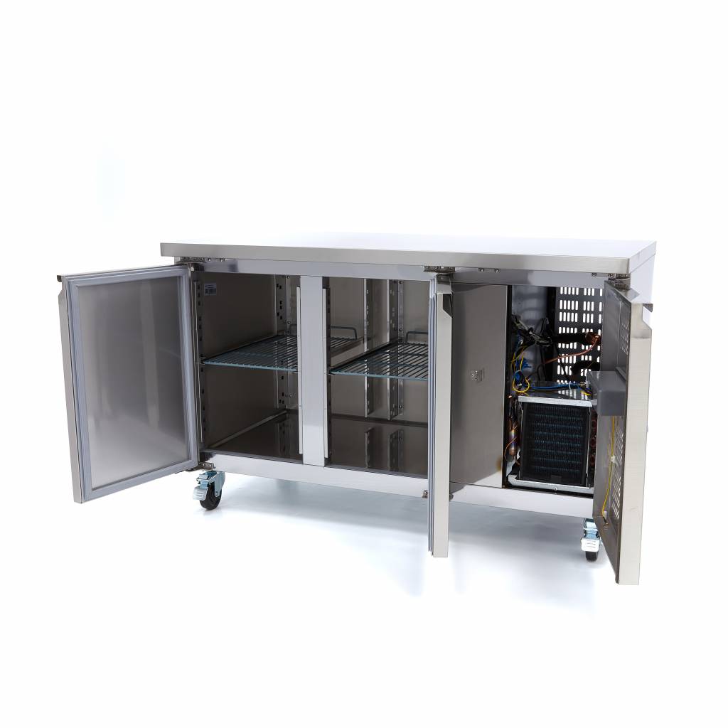 Frysebord - 314L - 136cm - 2 Dør
