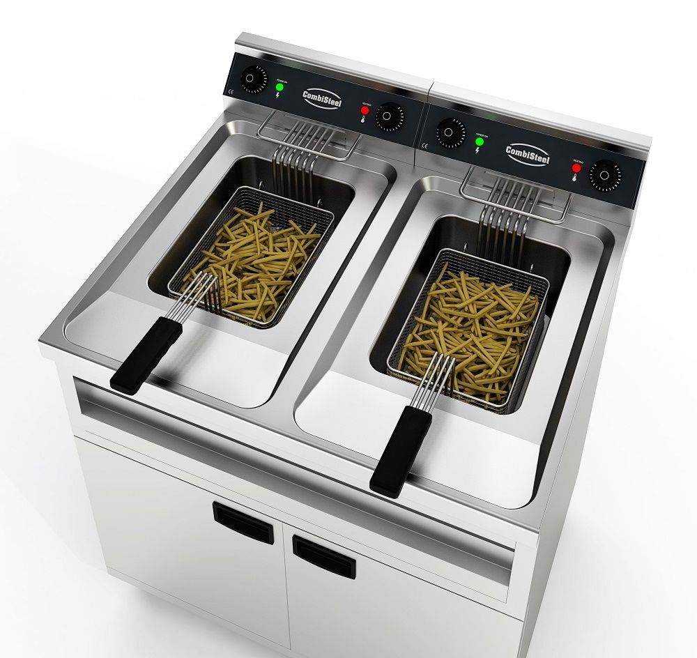 Friture 2 x 12 liter - 2 x 9 kW