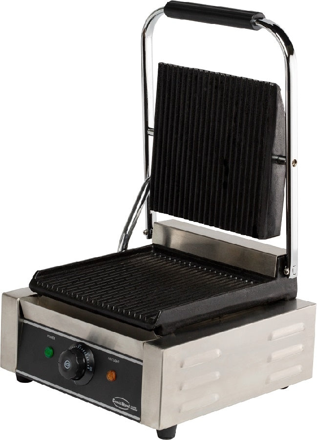 Kontaktgrill / Klemgrill - Rillet overflade - 320 x 410 mm