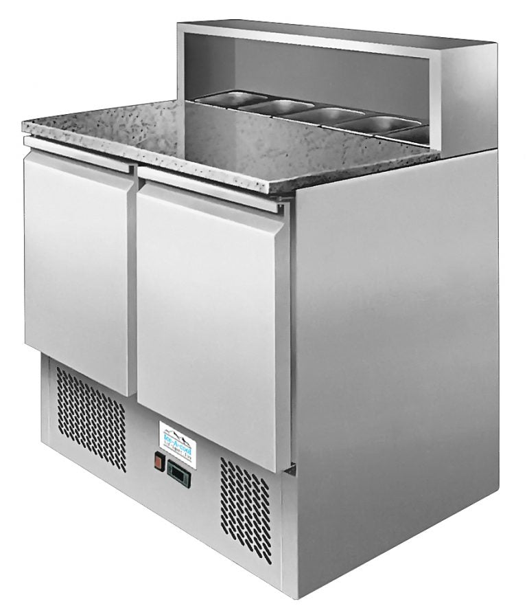 Saladette / Kølebord - 2 låger - 2 x GN 1/1- IAC