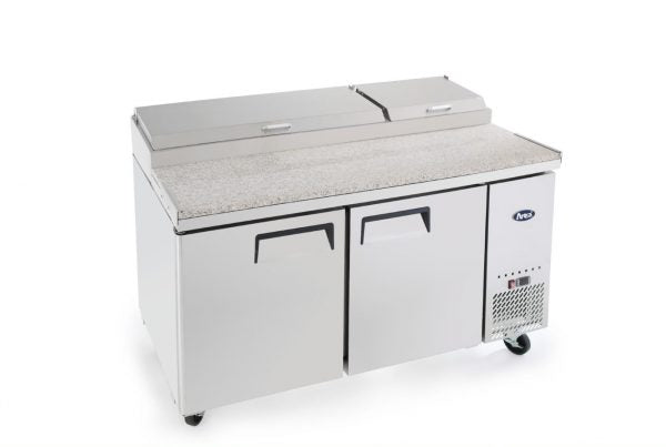 Saladette - 2 låger - Inklusive 9 x 1/3 GN beholdere, 100 mm dyb