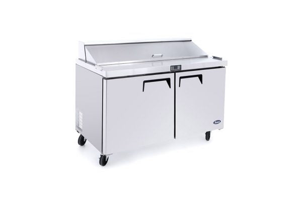 Saladette - 2 låger - Inkl. 6 x 1/3 GN beholdere / låg 100 mm dybe