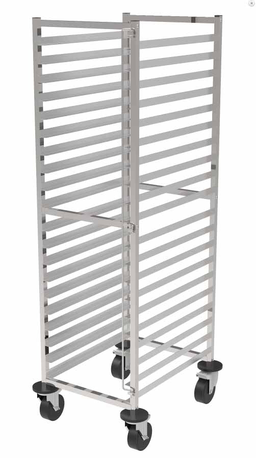Stikvogn - Rustfrit stål - 400x600 mm - 12 stik