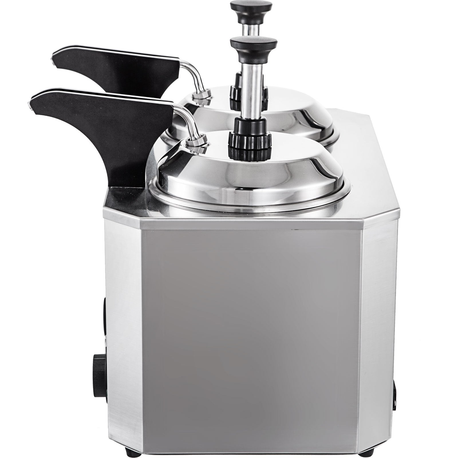 Dispenser til chokoladesauce / karamelsauce - 2 x 2,5 liter med termostat